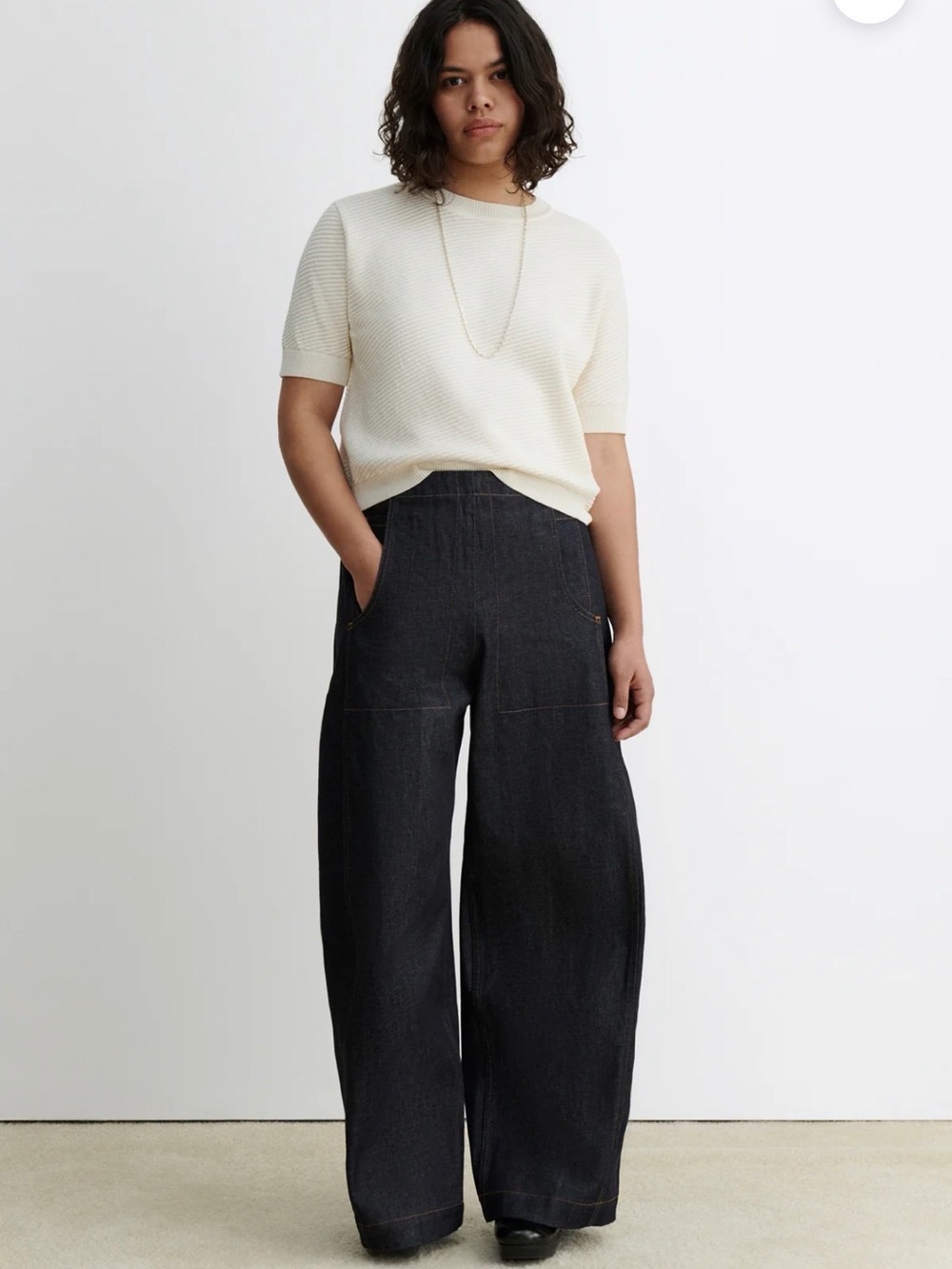 Rachel Comey Raw Denim Tany Pants - Picture 6 of 14